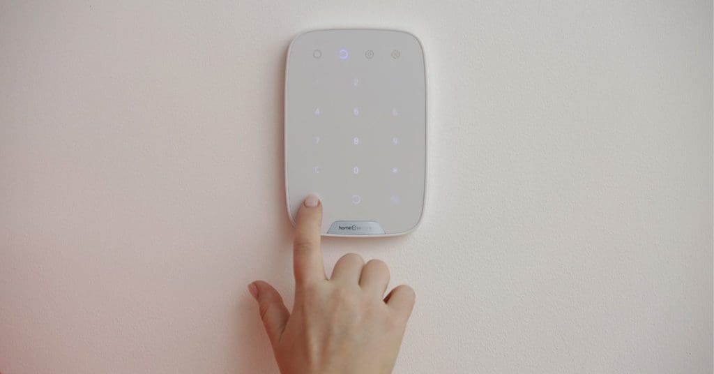 HAND-ON-ALARM-KEYPAD